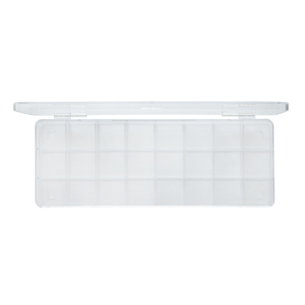 Empty makeup palette transparent