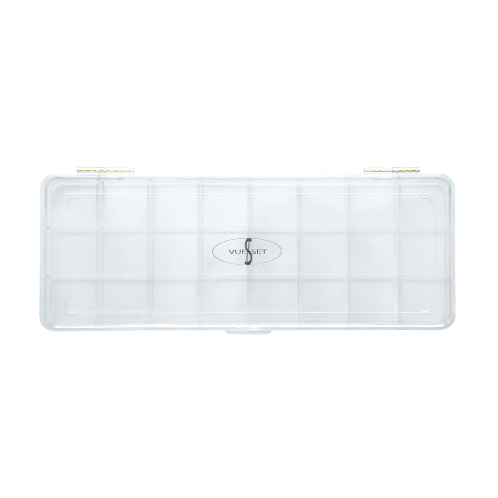 Empty makeup palette transparent